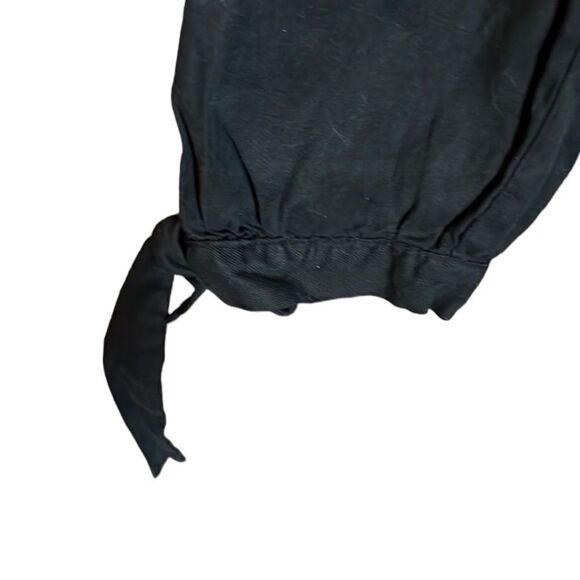 NWT! Level 99 black linen blend lounge pants - Picture 2 of 13